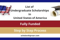 Graduate scholarships for study in the US