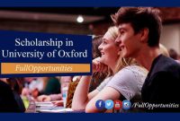 Scholarship in Oxford University